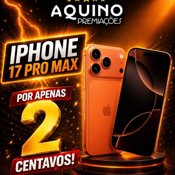 Sorteio do IPhone 17 Pro Max 